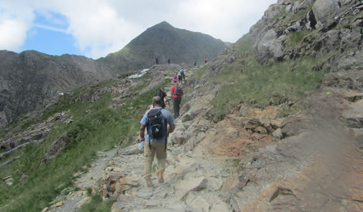 Climb Snowdon - Llwybrau i'r Copa - Llwybr Pyg