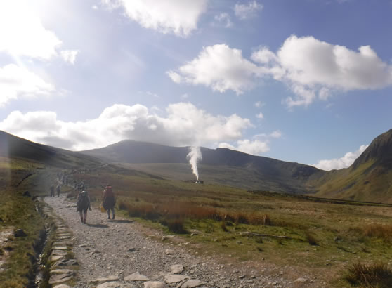 Taith Yr Wyddfa - Llwybr Llanberis