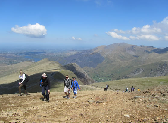 Taith Yr Wyddfa - Llwybr Llanberis